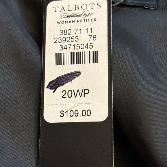 Talbots NWT Womens Plus Black Mini Pencil Skirt - Size 20 Petite - Picture 5 of 5